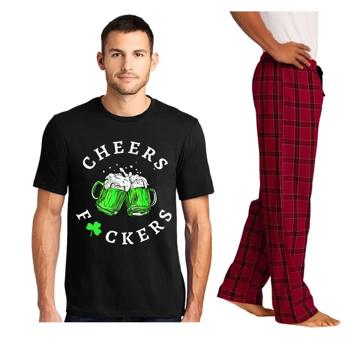 Cheers Fuckers St PatrickS Day Beer Ing Mugs Gift Pajama Set