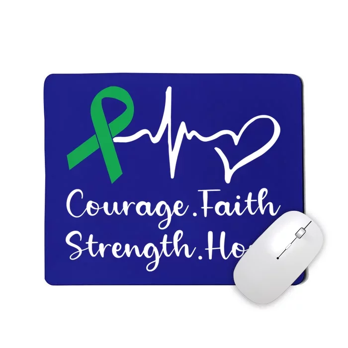 Courage Faith Strength Hope Ney Disease Awareness Support Great Gift Mousepad