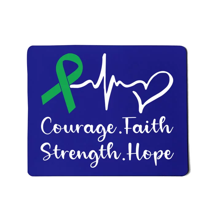 Courage Faith Strength Hope Ney Disease Awareness Support Great Gift Mousepad