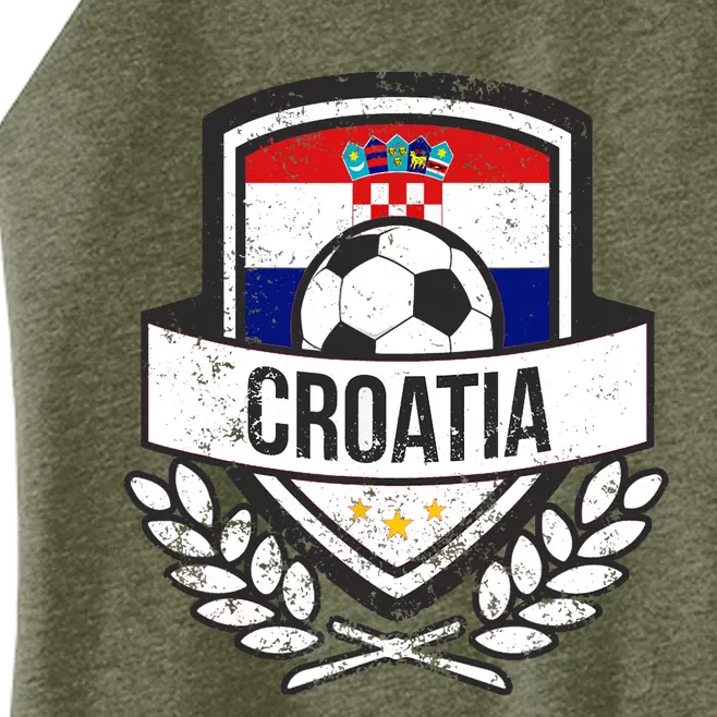 Croatian Flag Soccer Croatia Football 2018 Jersey Women’s Perfect Tri Rocker Tank