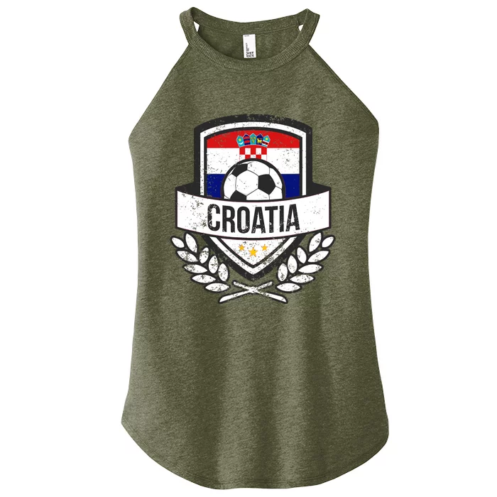 Croatian Flag Soccer Croatia Football 2018 Jersey Women’s Perfect Tri Rocker Tank