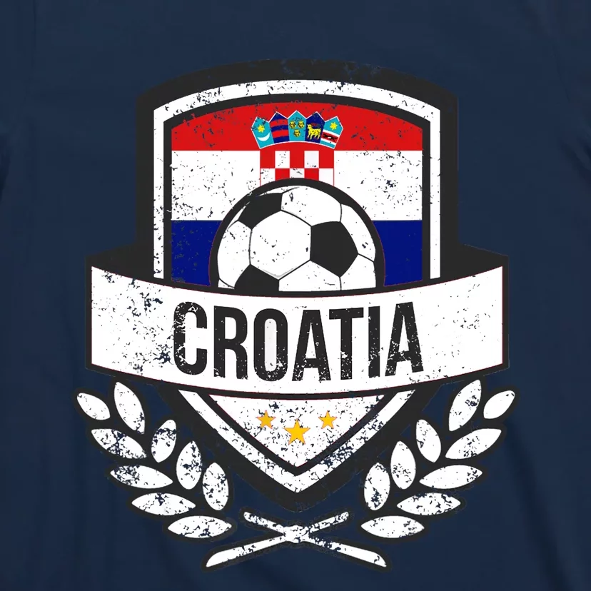 Croatian Flag Soccer Croatia Football 2018 Jersey T-Shirt