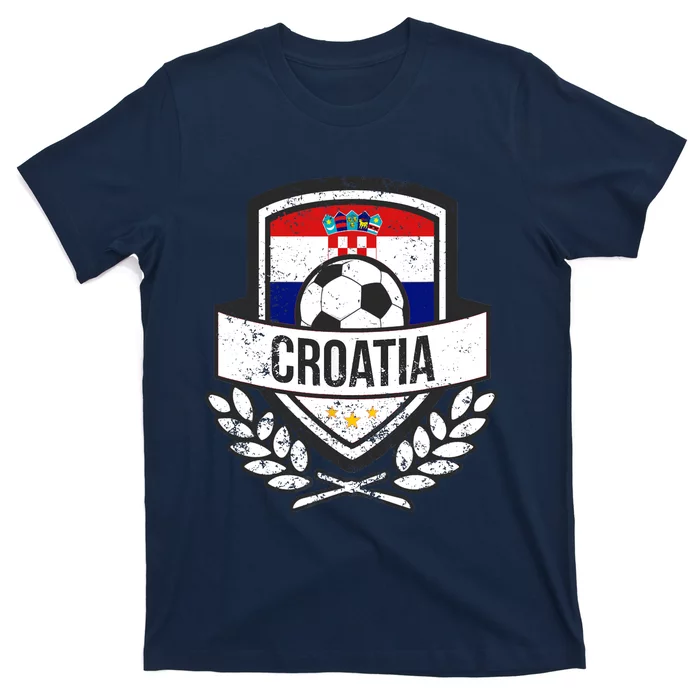 Croatian Flag Soccer Croatia Football 2018 Jersey T-Shirt