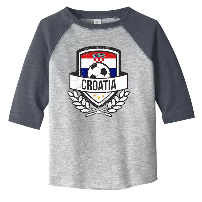 Croatian Flag Soccer Croatia Football 2018 Jersey Toddler Fine Jersey T-Shirt