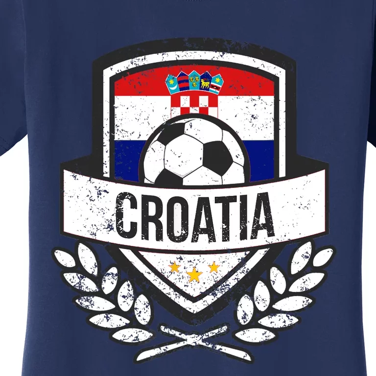 Croatian Flag Soccer Croatia Football 2018 Jersey Women's T-Shirt