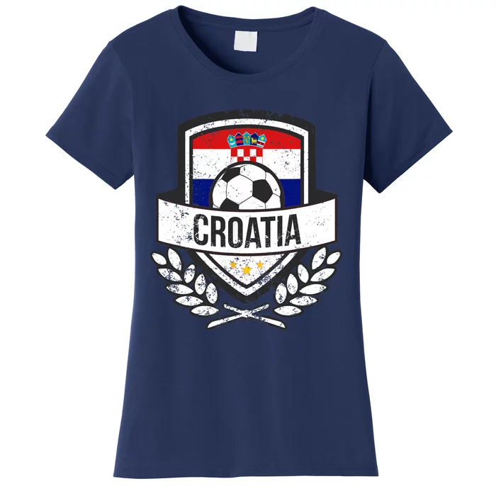 Croatian Flag Soccer Croatia Football 2018 Jersey Women's T-Shirt