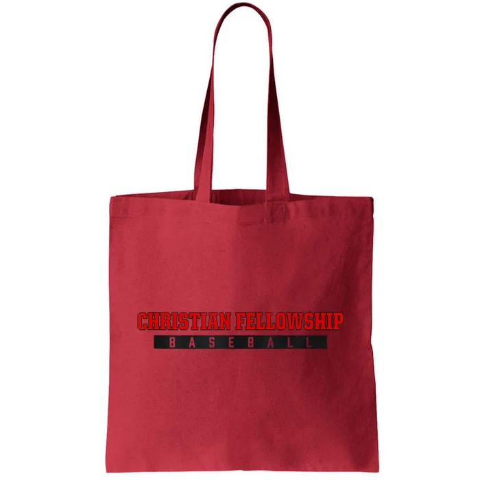 Christian Fellowship School Baseball Tote Bag