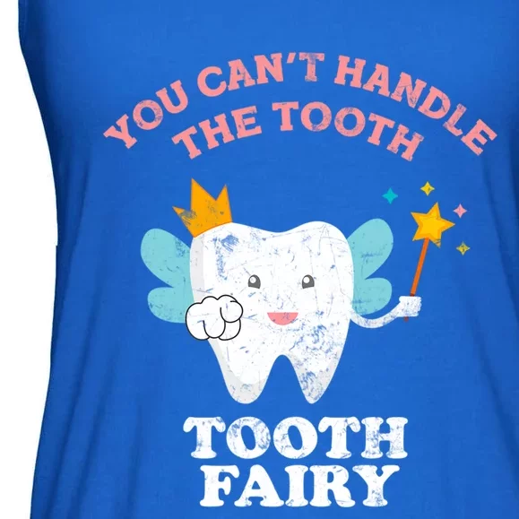 Cute Funny Saying Tooth Fairy Day Funny Gift Ladies Essential Flowy Tank