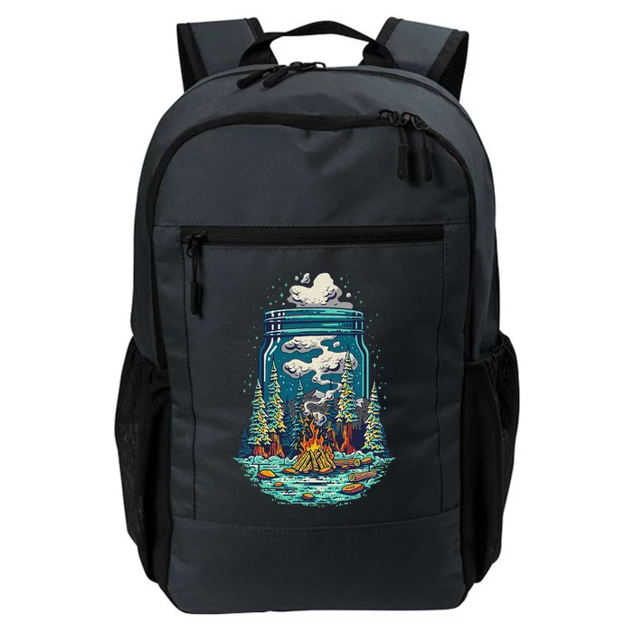 Camping Forest Smoke Daily Commute Backpack