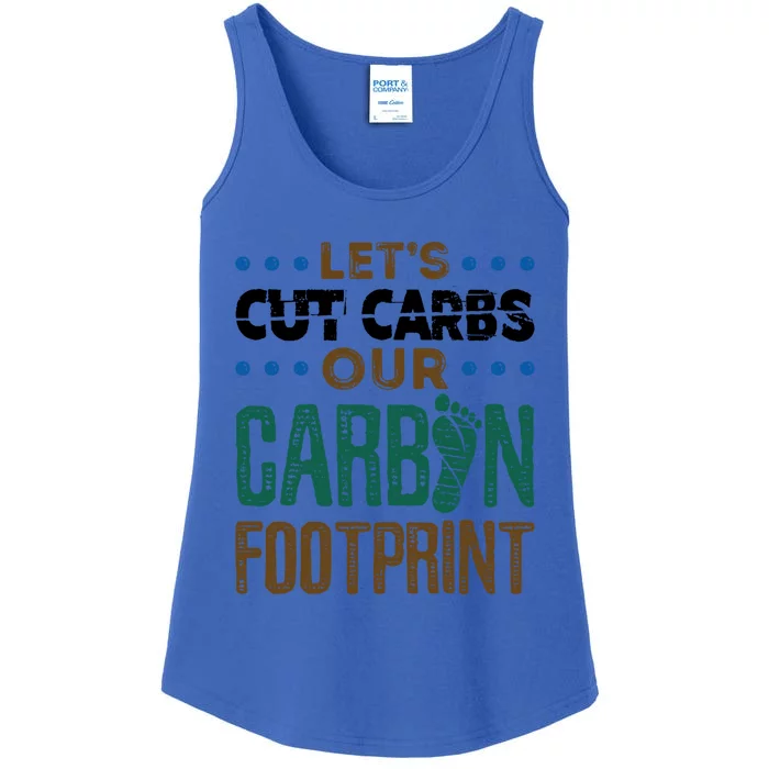 Carbon Footprint Save Our Planet Global Warming Environt Great Gift Ladies Essential Tank