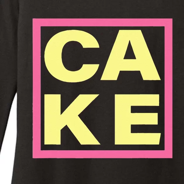 Cake Funny Sweet Baking Frosting Womens CVC Long Sleeve Shirt