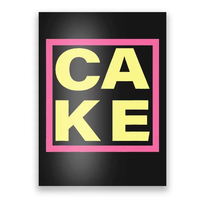 Cake Funny Sweet Baking Frosting Poster