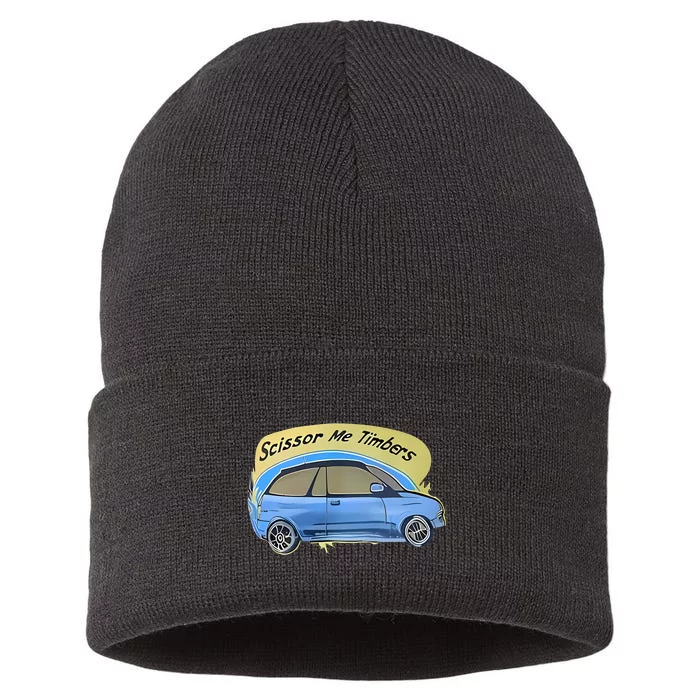 Connor Flintoft Scissor Me Timbers Car Sustainable Knit Beanie