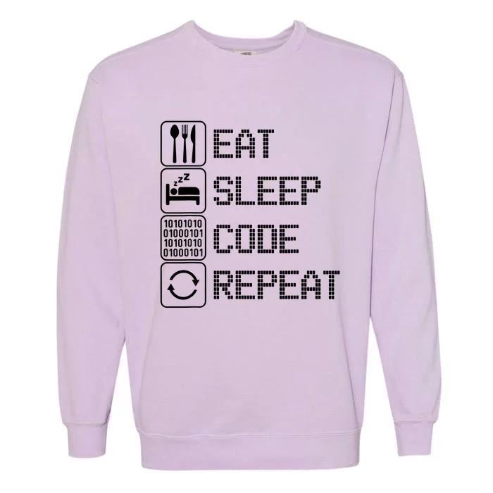 Code Funny Software Garment-Dyed Sweatshirt