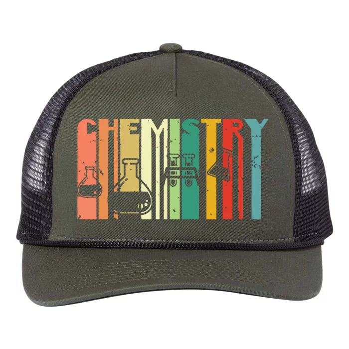 Chemistry Funny Science Student Chemist Humor Retro Rope Trucker Hat Cap