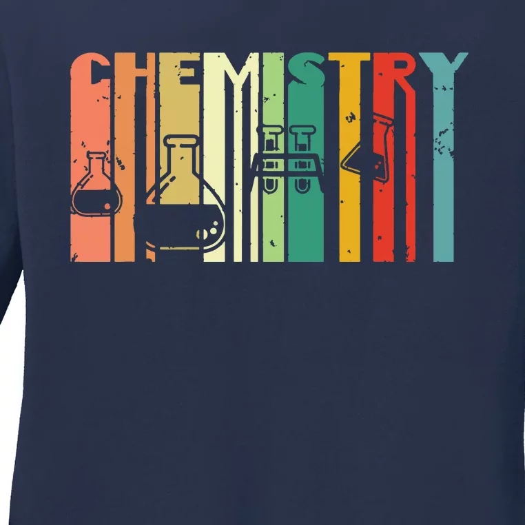 Chemistry Funny Science Student Chemist Humor Ladies Long Sleeve Shirt