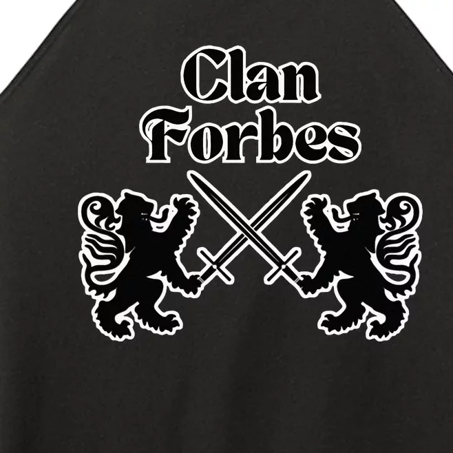 Clan Forbes Scottish Swords Lion Women’s Perfect Tri Rocker Tank