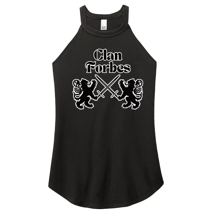 Clan Forbes Scottish Swords Lion Women’s Perfect Tri Rocker Tank