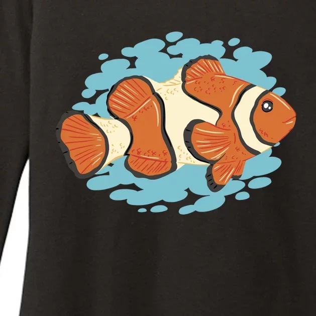 Clown Fish Sea Womens CVC Long Sleeve Shirt