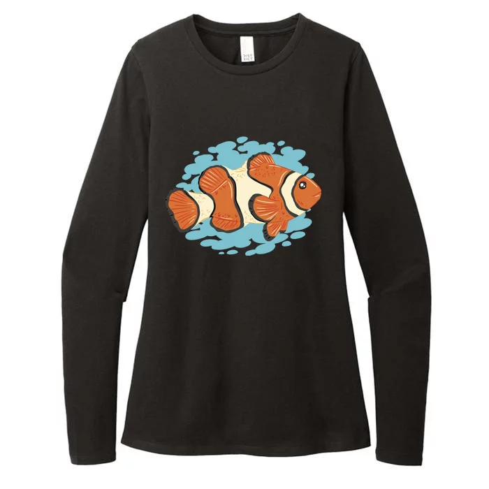 Clown Fish Sea Womens CVC Long Sleeve Shirt