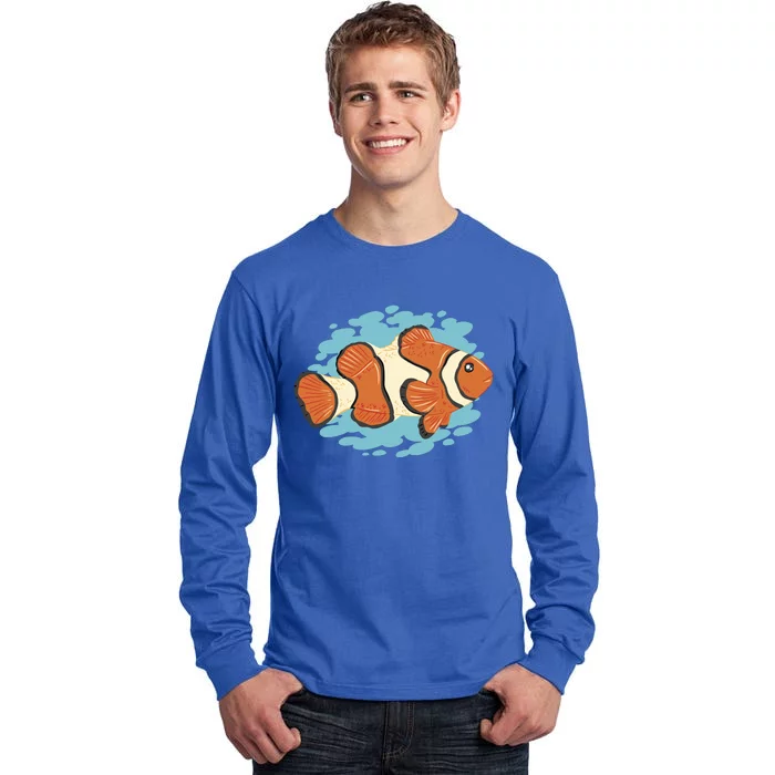 Clown Fish Sea Tall Long Sleeve T-Shirt