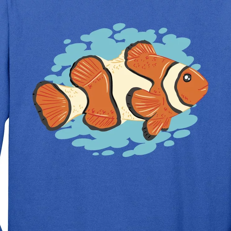 Clown Fish Sea Tall Long Sleeve T-Shirt