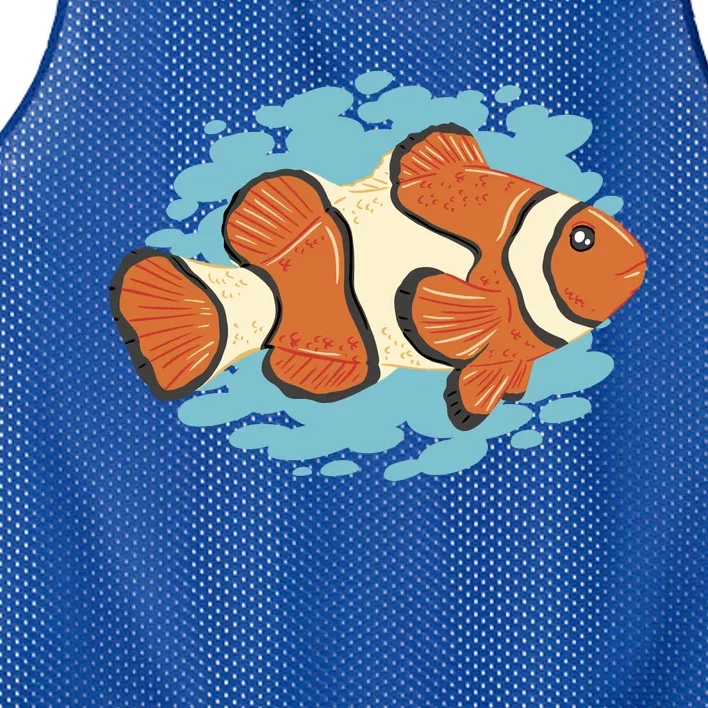 Clown Fish Sea Mesh Reversible Basketball Jersey Tank