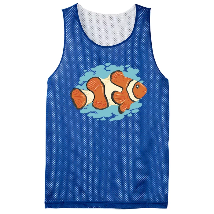 Clown Fish Sea Mesh Reversible Basketball Jersey Tank