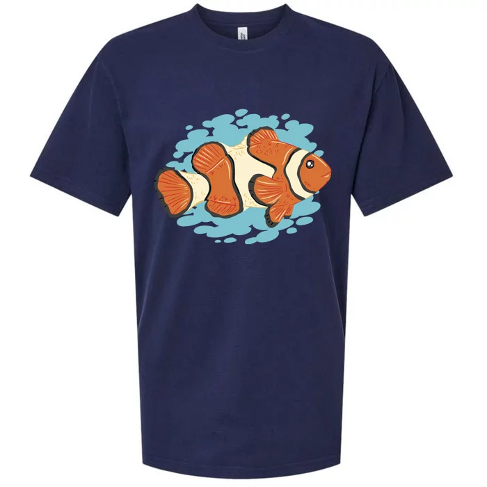 Clown Fish Sea Sueded Cloud Jersey T-Shirt