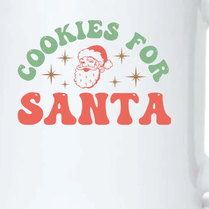 Cookies For Santa Decal Christmas Black Color Changing Mug