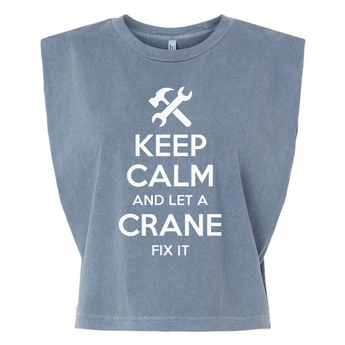 CRANE Funny Surname Birthday Family Tree Reunion Gift Idea Garment-Dyed Women's Muscle Tee