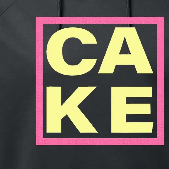 Cake Funny Sweet Baking Frosting Performance Fleece Hoodie