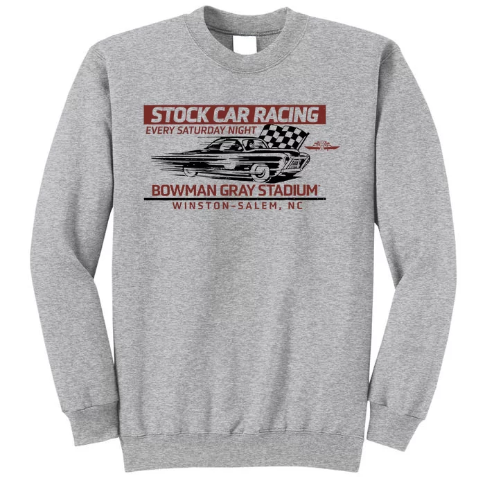 Checkered Flag Sports Tan Bowman Gray Stadium Clash Every Saturday Nigh Tall Sweatshirt