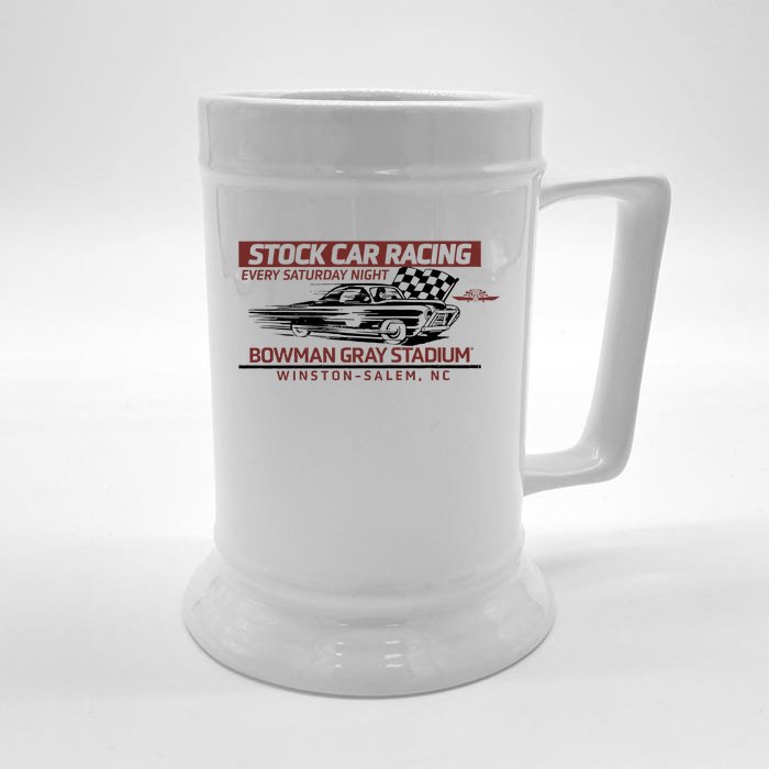 Checkered Flag Sports Tan Bowman Gray Stadium Clash Every Saturday Nigh Front & Back Beer Stein