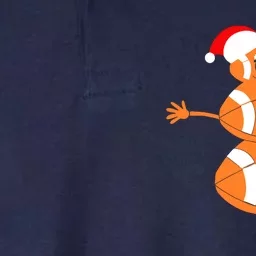 Christmas Football Snowman Football Christmas Softstyle Adult Sport Polo