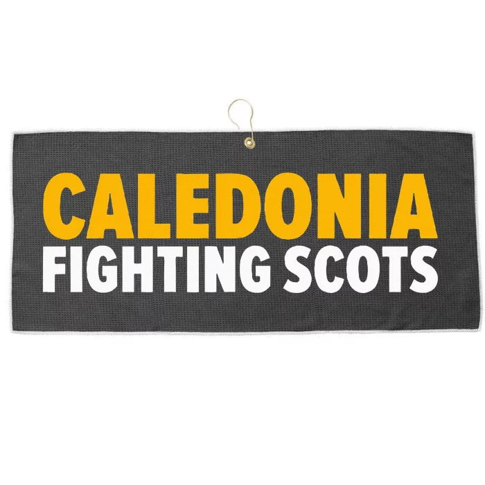 Caledonia Fighting Scots Bold Large Microfiber Waffle Golf Towel