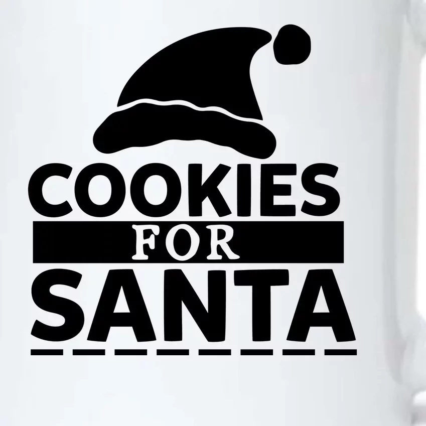 Cookies For Santa Black Color Changing Mug