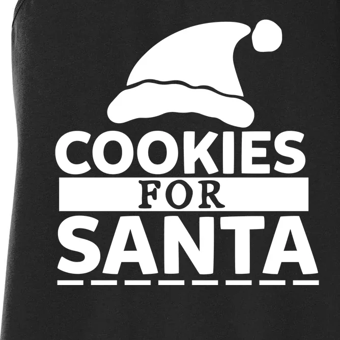 Cookies For Santa Women's Racerback Tank