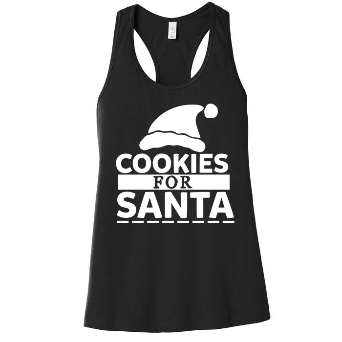 Cookies For Santa Women's Racerback Tank