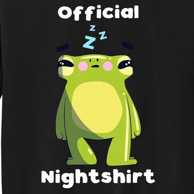 Cute Frog Sleepshirt Nightwear Night Sleep Pajama Sweatshirt