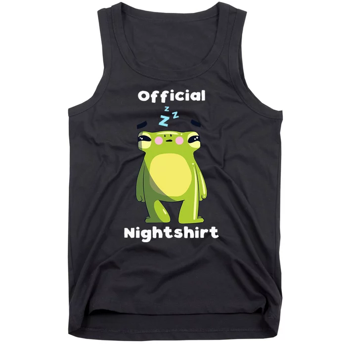 Cute Frog Sleepshirt Nightwear Night Sleep Pajama Tank Top