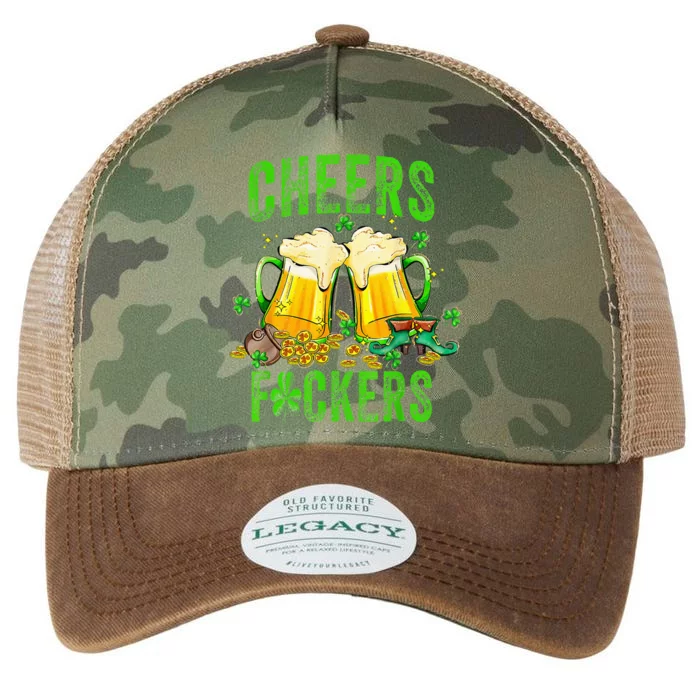 Cheers Fuckers St Patricks Day Beer Drinking Legacy Tie Dye Trucker Hat