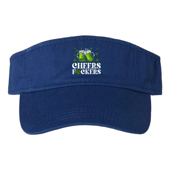 Cheers Fuckers St Patrick's Day Funny Beer Drinking Mugs Valucap Bio-Washed Visor