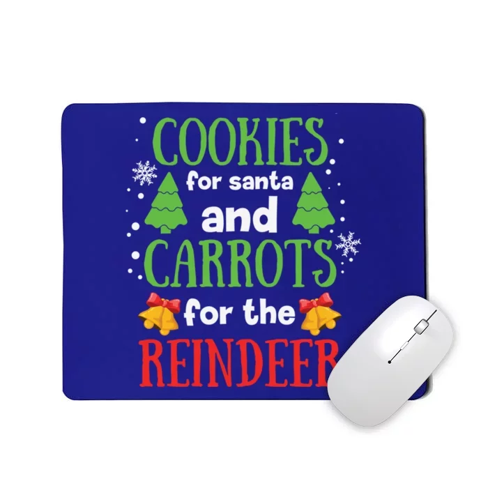 Cookies For Santa And Carrots For The Reindeer Gift Mousepad