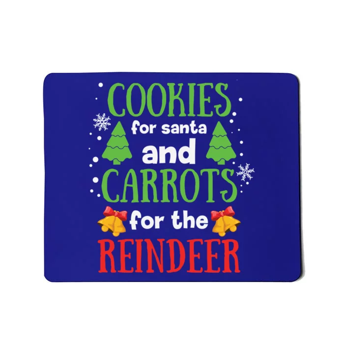 Cookies For Santa And Carrots For The Reindeer Gift Mousepad