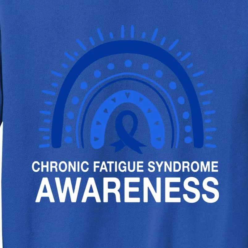 Chronic Fatigue Syndrome Awareness Boho Rainbow Cfs Support Funny Gift Sweatshirt