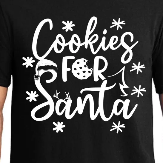 Cookies For Santa Christmas Joy Santa Claus Cookie Eater Funny Gift Pajama Set