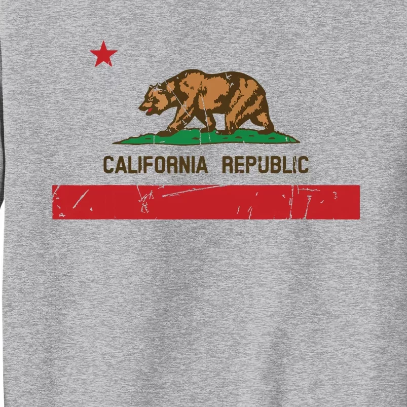 California Flag State Souvenir Tall Sweatshirt