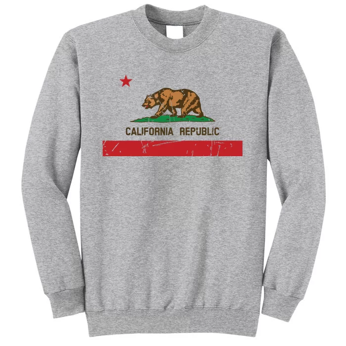 California Flag State Souvenir Tall Sweatshirt