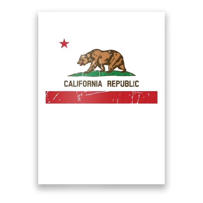 California Flag State Souvenir Poster